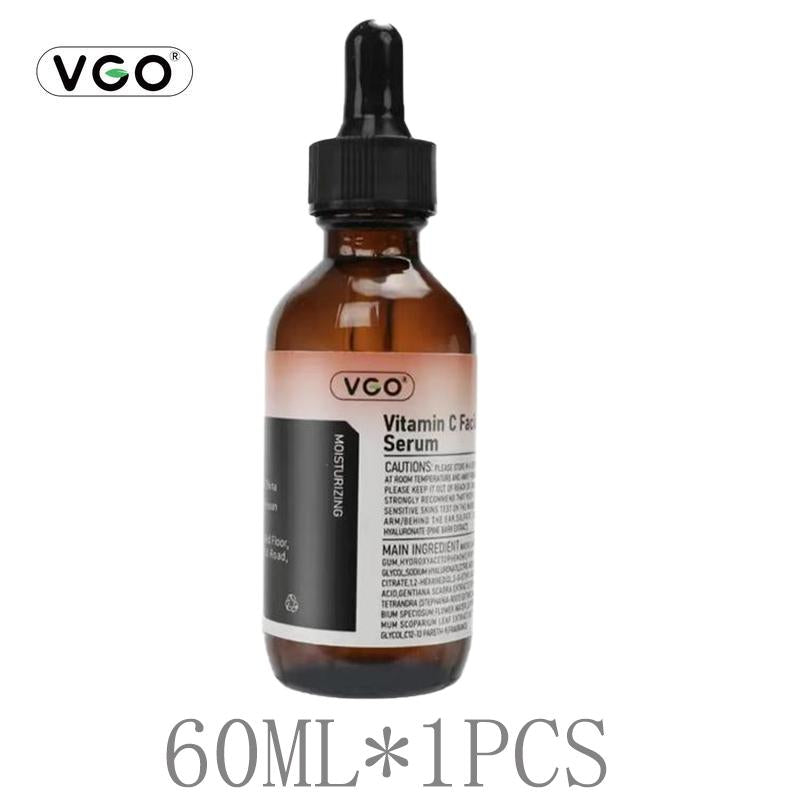 【VGO Snail Mucin 92% Moisturizer and Vitamin C Facial Serum Essence30Ml /60Ml】Reduces Facial Fine Lines Hydration and Nourishment for Radiant Skin Hydrating Skin Care Set Moisturizing Cream Gentle Hyaluronic Comfort Resh Cream Philosophy Easily Absorbed